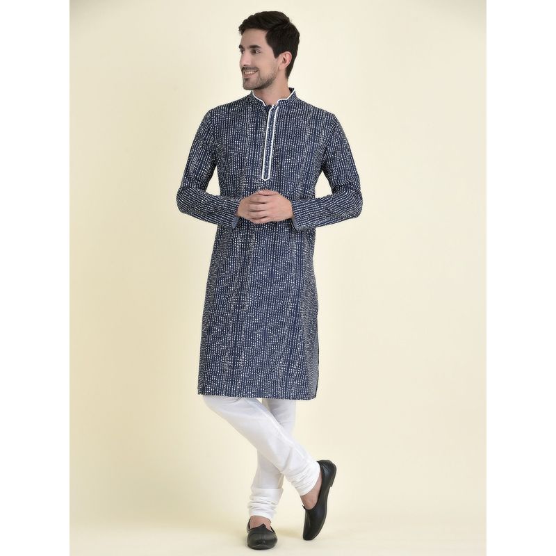 TABARD Kurta for Mens In Blue (36)