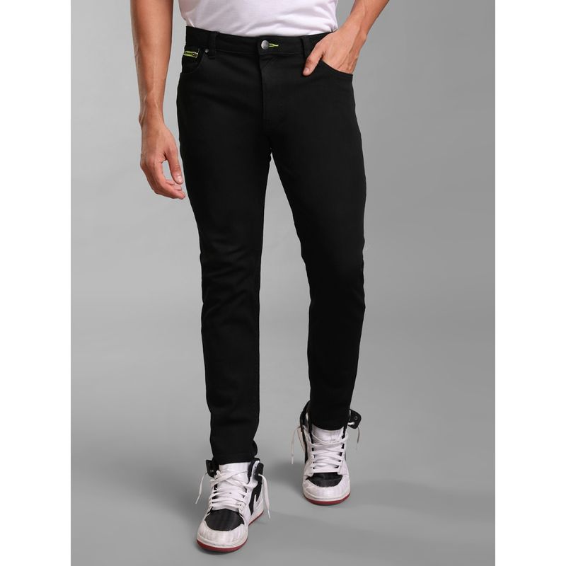 KAZO Slim Fit Stretch Denim Black (34)