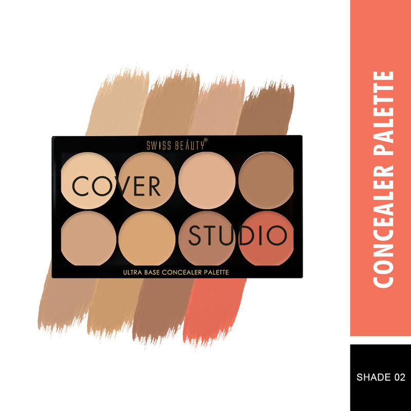 Buy Swiss Beauty Cover Studio Ultra Base Concealer Palette Online