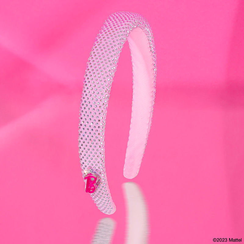 Hair Drama Co HDC x Barbie Satin Ruffle Hair Band - Shades of Pink