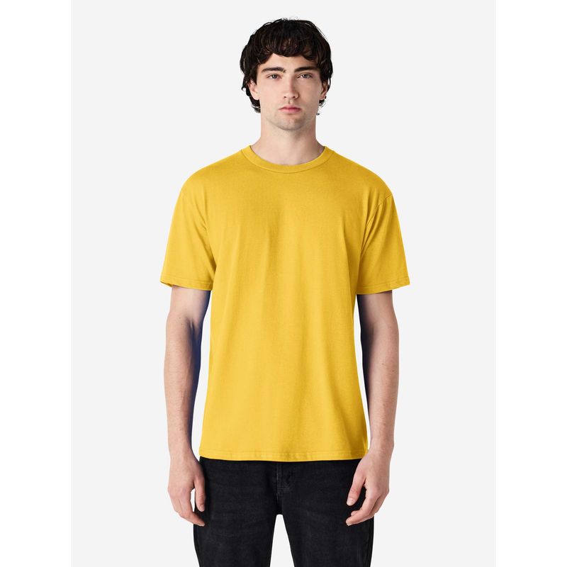 Gildan Yellow Soft Style Midweight Adult T-Shirt (XL)
