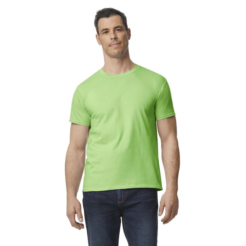 Gildan Soft Style Midweight Adult T-Shirt Green (XL)