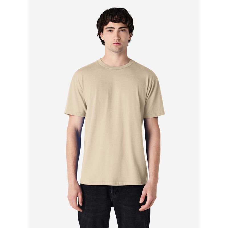 Gildan Beige Soft Style Midweight Adult T-Shirt (L)
