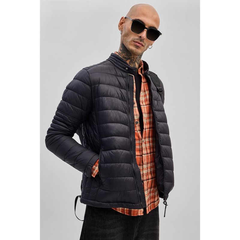 Snitch Black Puffer Jacket (XL)