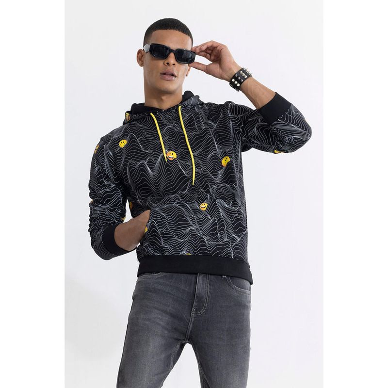 Snitch Emoji Black Hoodie (M)