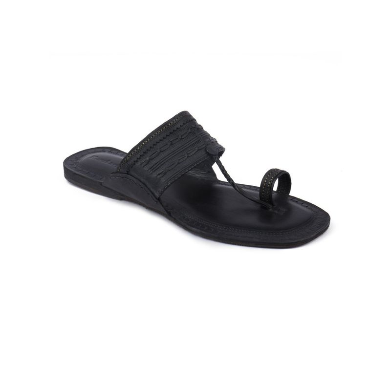 Korakari Keeping it Simple Kolhapuris Black Assorted (UK 6)