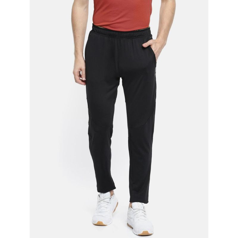 Alcis Men Black Solid Performance Pro-Run Track Pants (M)