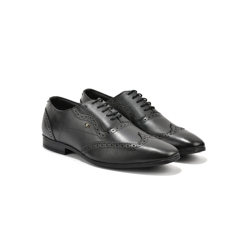 WOODLAND Men Black Formal Brogues (EURO 45)