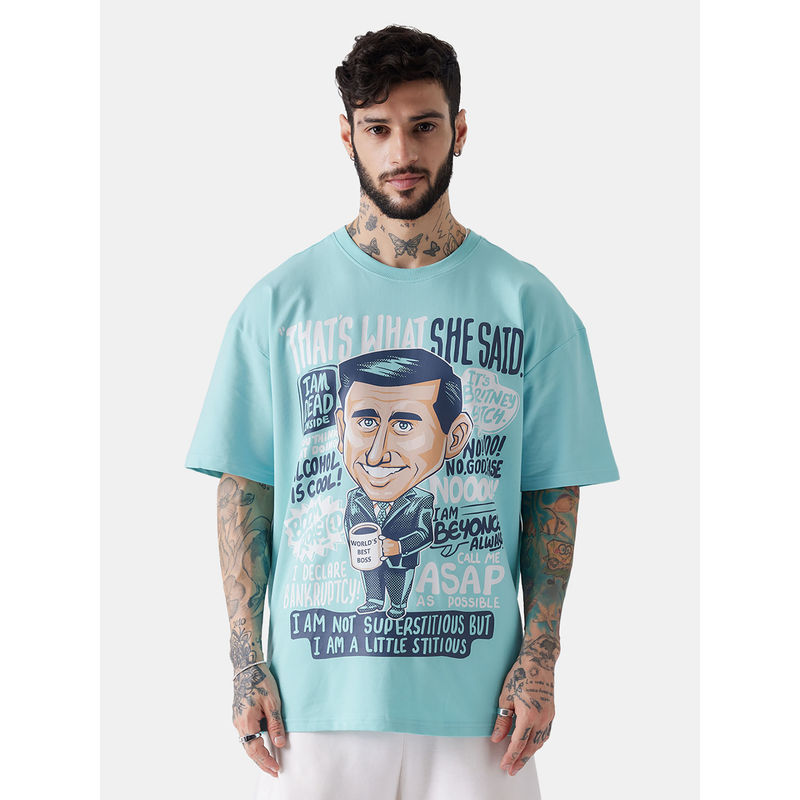The Souled Store The Office Michael Scott Oversized T-Shirt (2XS)