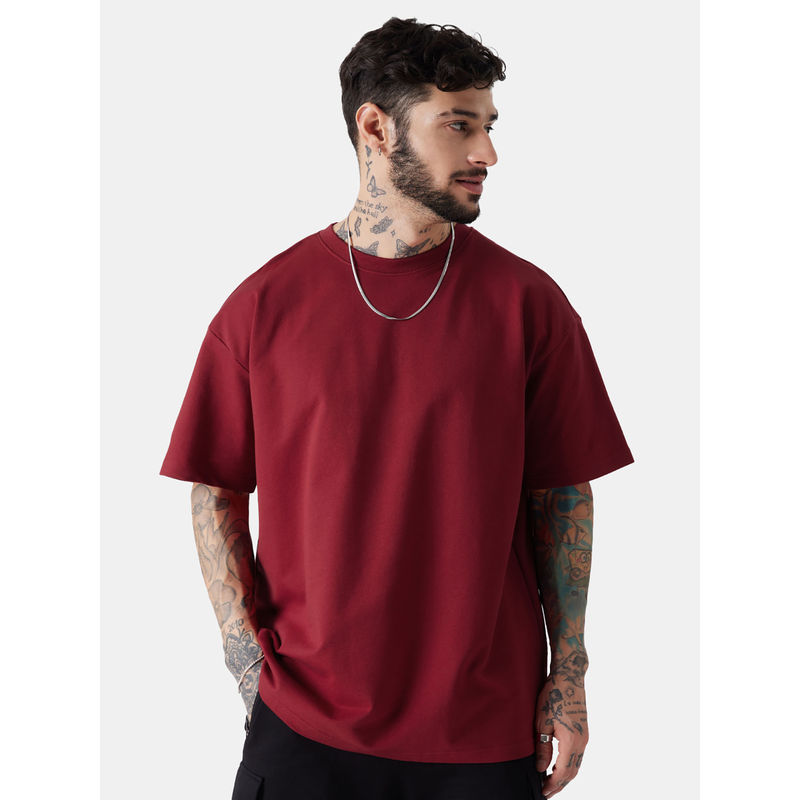 The Souled Store Superhero Red Oversized T-Shirt: Buy The Souled Store ...