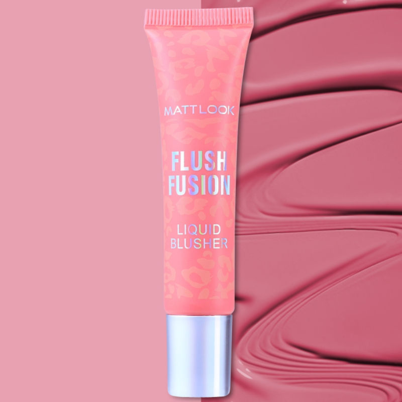 Matt look Flush Fusion Liquid Blusher - Rosy Charm-05