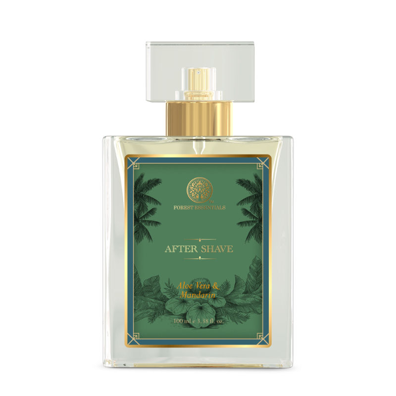 Buy Forest Essentials Aftershave Spray Splash with Aloe Vera & Mandarin