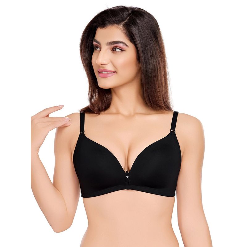 Juliet Womens Everyday Ease Padded Bra Black (32B)