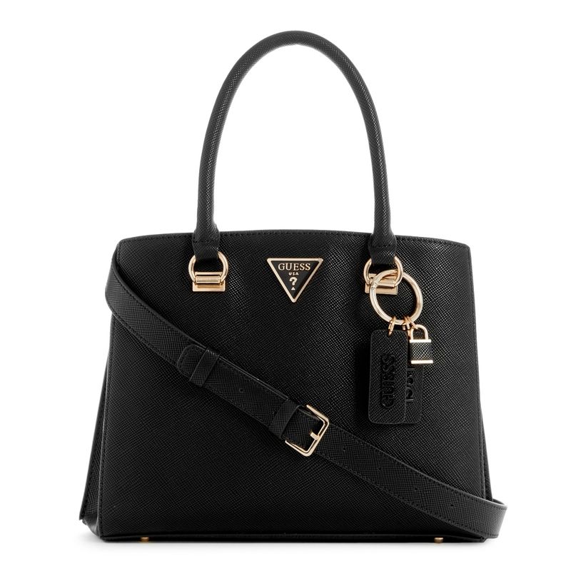 Guess KATEY GIRLFRIEND SATCHEL, Black : Buy Online at Best Price