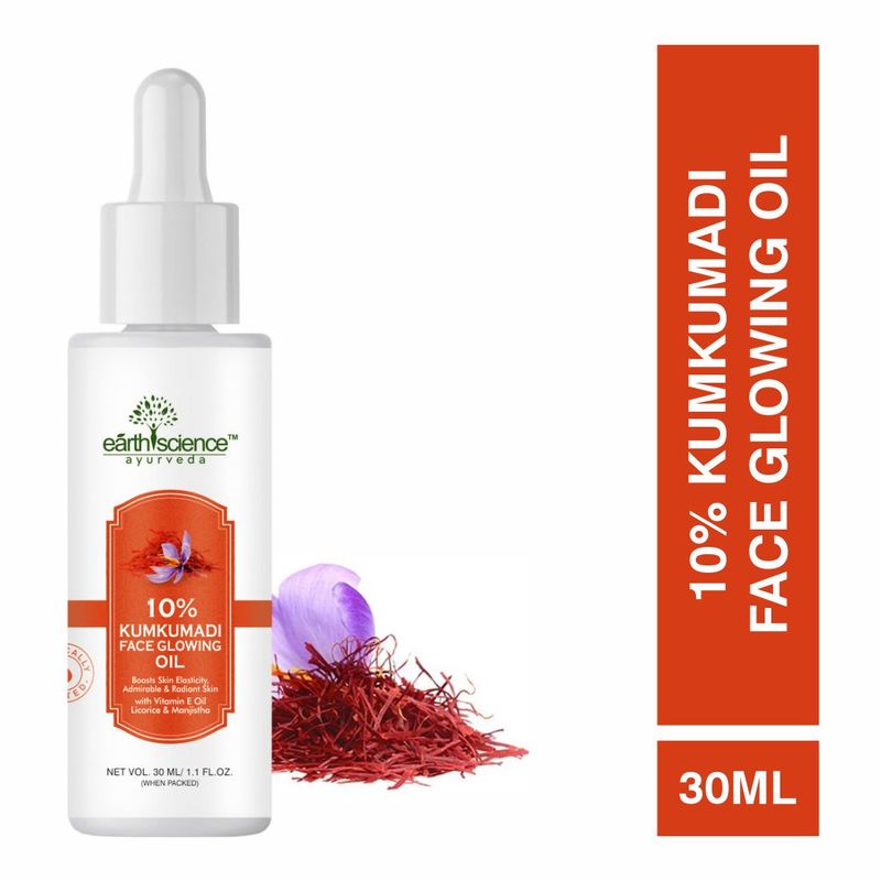 Buy Earth Science Ayurveda Ayurvedic 10 Kumkumadi Face Glowing Oil Online