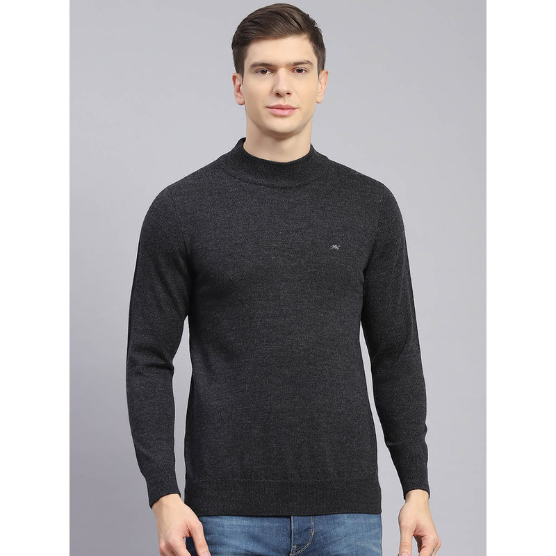 Monte Carlo Dk Grey Mix Solid Pullover (3XL)