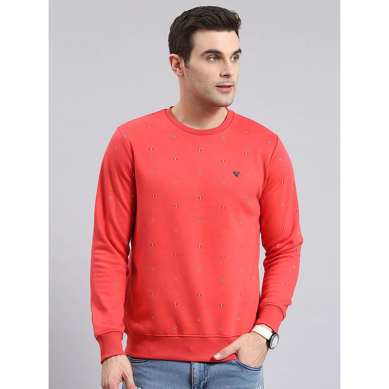 Monte Carlo Coral Printed Sweatshirt (3XL)