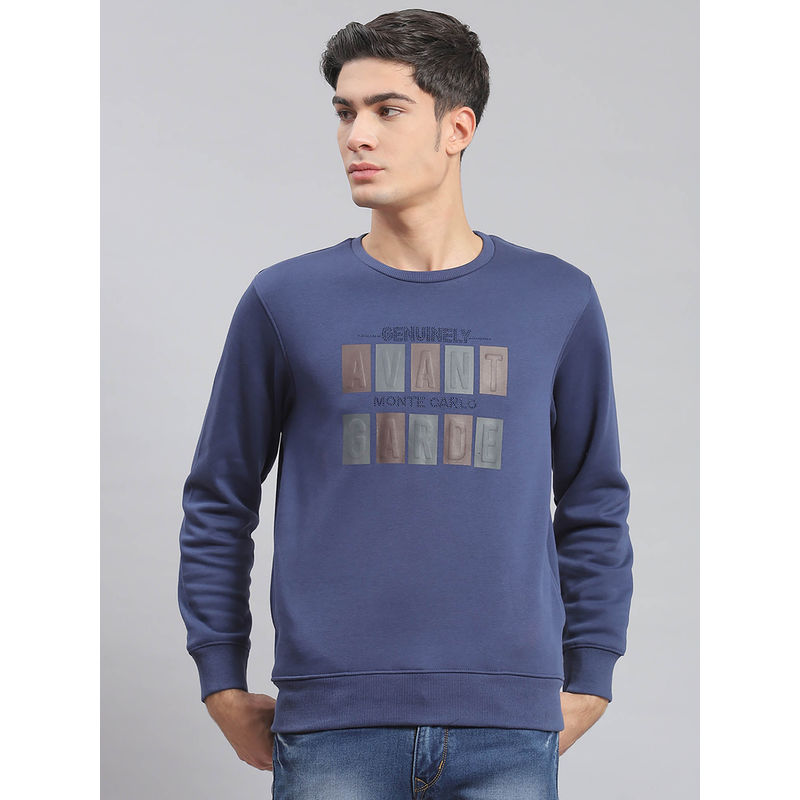 Monte Carlo Denim Printed Sweatshirt (L)