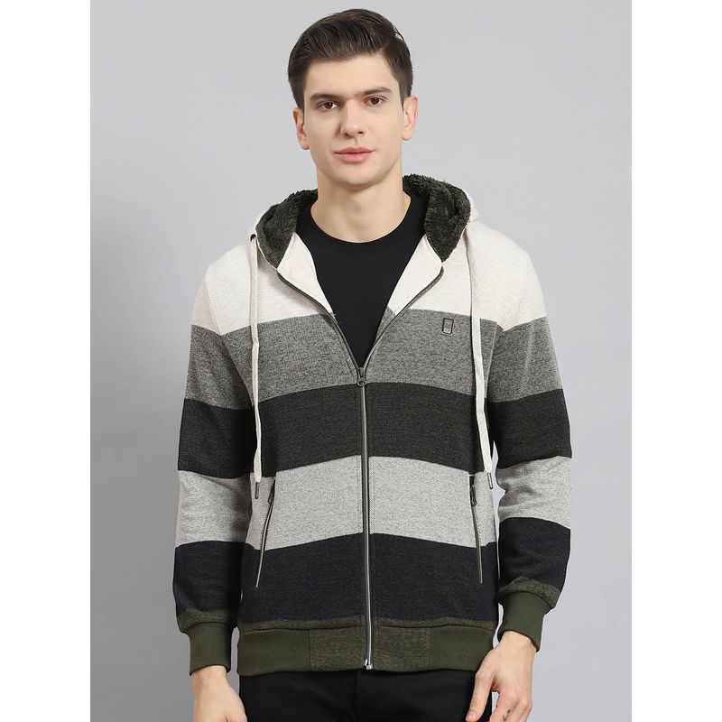 Monte Carlo Beige Stripes Hoodie (S)