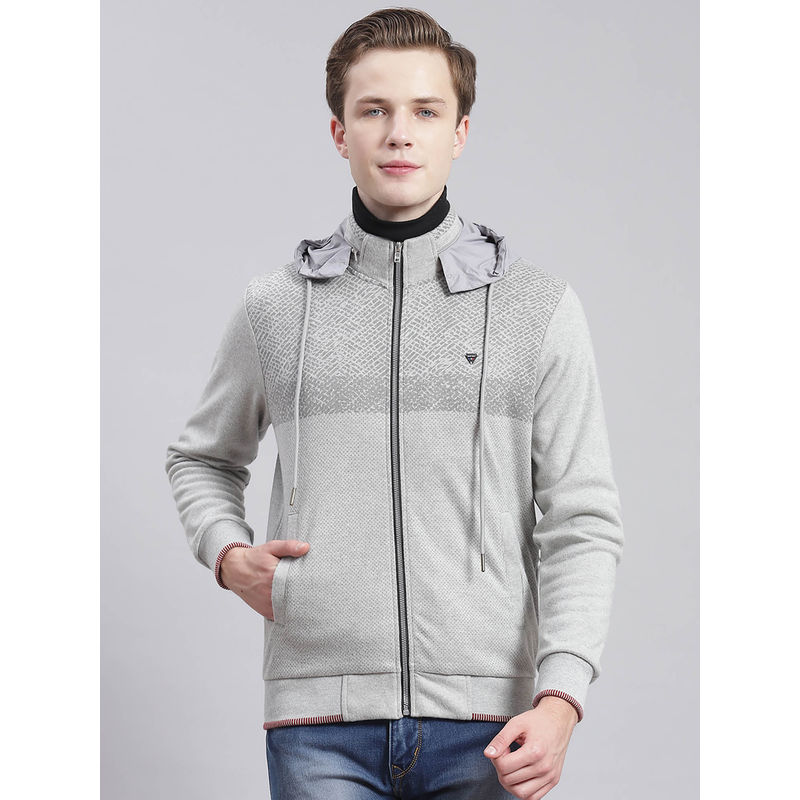 Monte Carlo Grey Printed Jacket (3XL)