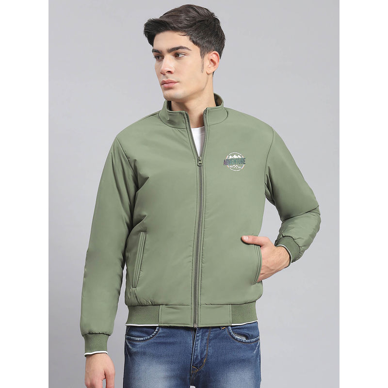 Monte Carlo Green Solid Jacket (2XL)