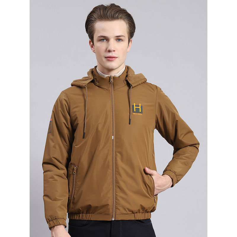 Monte Carlo Tan Solid Jacket (M)