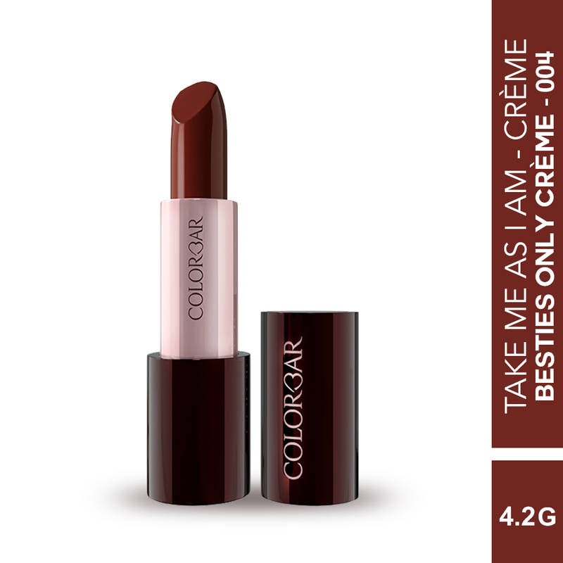 Colorbar Take Me As I Am Vegan Creme Lipstick - Besties Only - 004