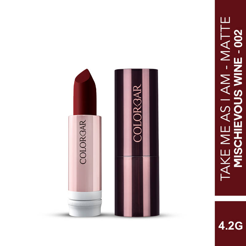 Colorbar Take Me As I Am Vegan Matte Refill - Mischievous Wine - 002