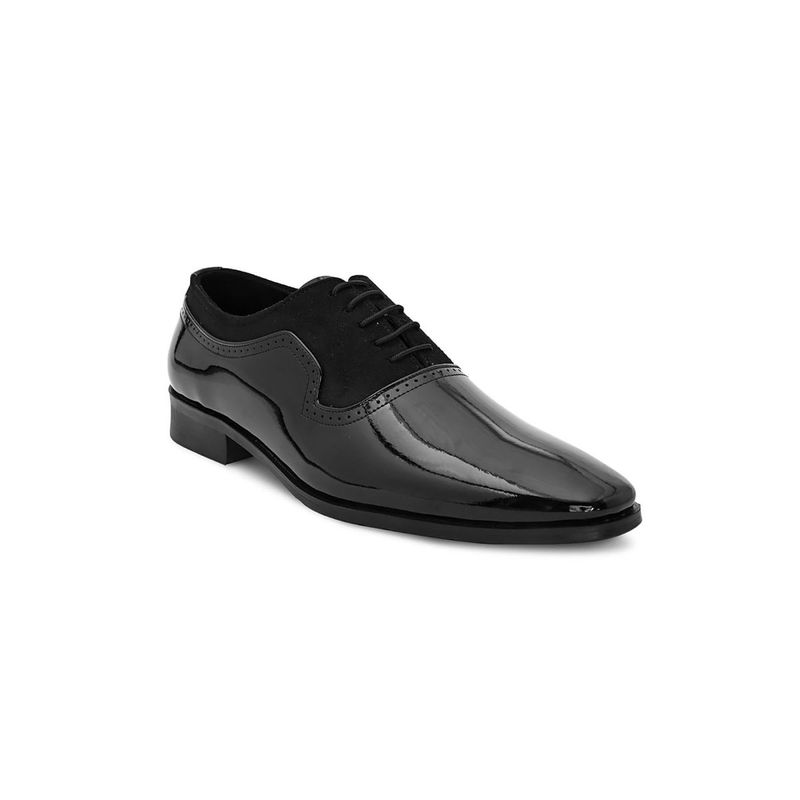 Hydes N Hues Black Formal Shoes (EURO 40)