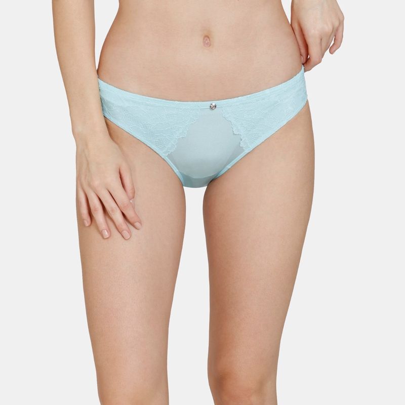 Zivame Marshmallow Low Rise Full Coverage Bikini Panty - Plume (L)