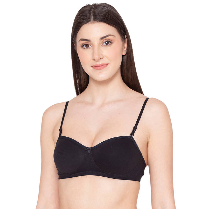 Groversons Paris Beauty Women T-Shirt Bra - Black (32B)