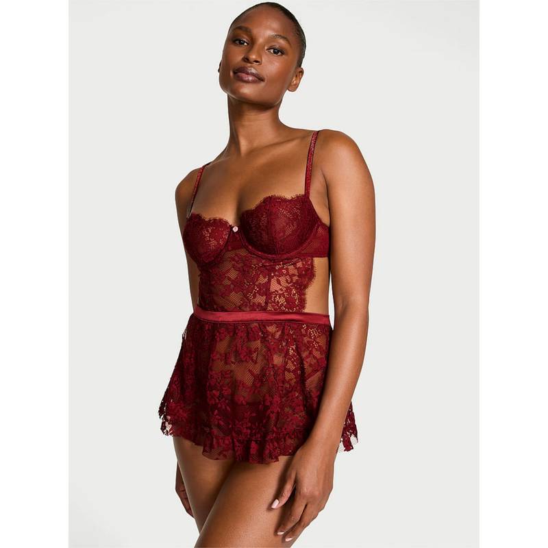 Victoria's Secret Dream Angels Wicked Twinkle Lace Unlined Apron Set (XS)