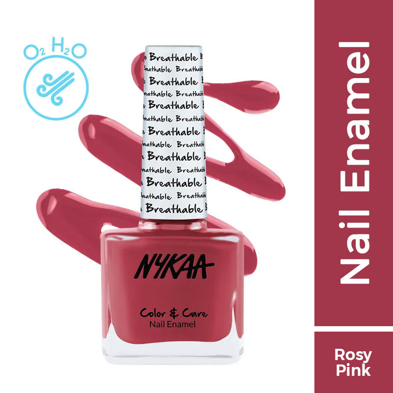 Nykaa Breathable Nail Enamel - Rosy Future - 322