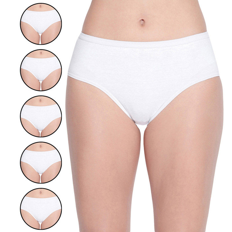 BODYCARE Pack of 6 100% Cotton Classic Panties - White (S)