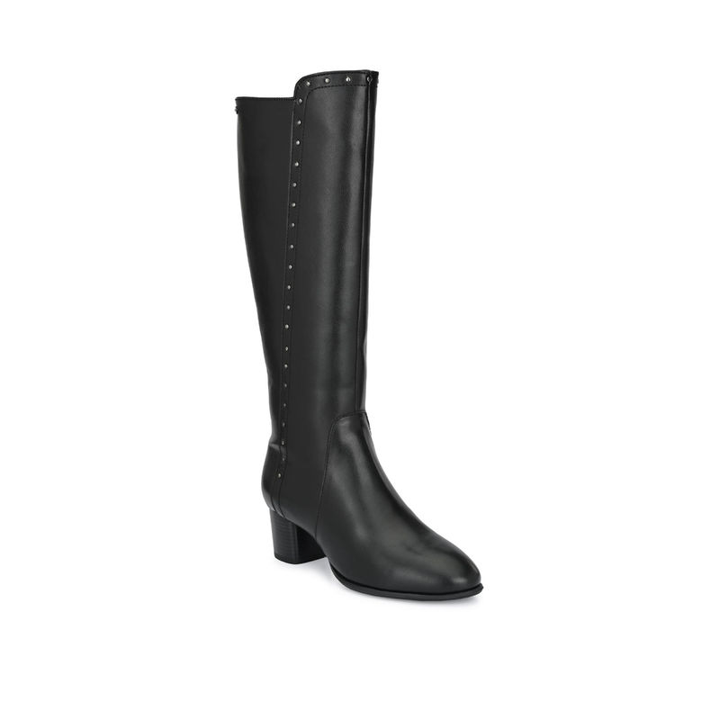 Delize Womens Black Knee Boots (EURO 36)