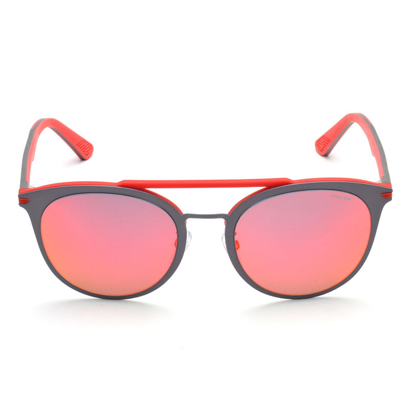 Police Sunglasses Round Red for Men's (SPL491K 7F2R) Buy Police