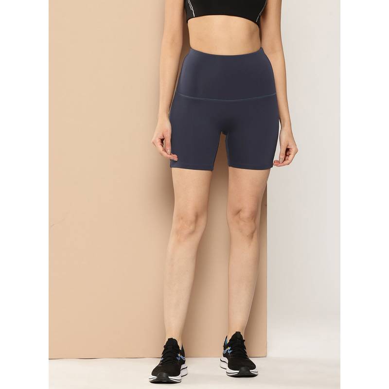 Alcis Navy CoreLift Slim Fit Booty Training Shorts for Women (S)