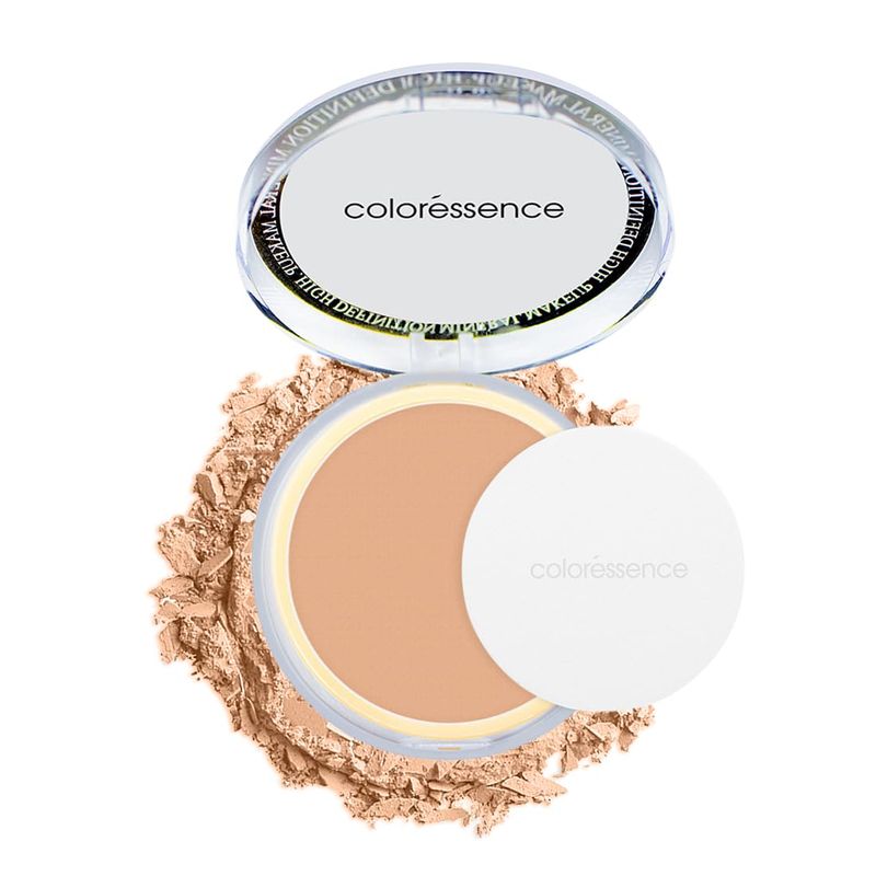 Coloressence Perfect Tone Compact Powder- Waterproof 8 Hrs Oil Control Matte Finish- Dusky