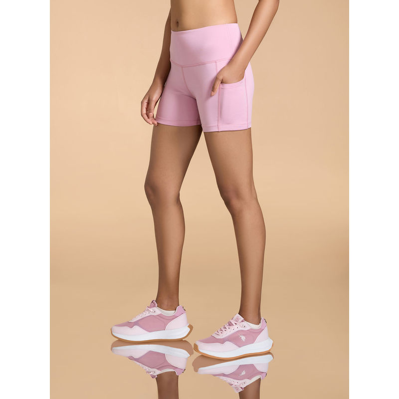 Kica High Waisted Booty Shorts With 2 Side Pockets For Dance And Training & Inseam - 3.5" (XL)