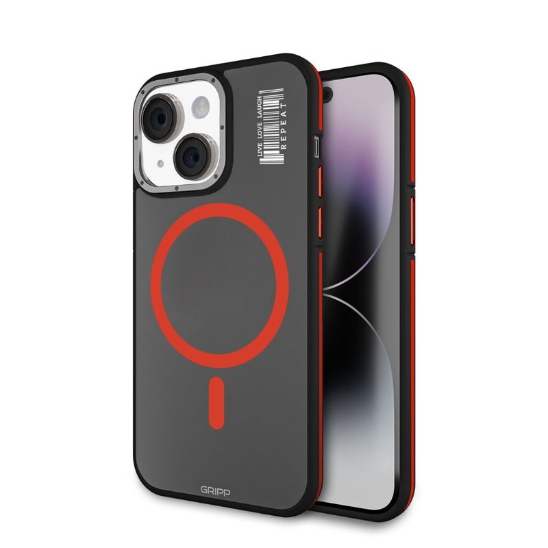 GRIPP Raigor with Magsafe Case Red (6.1 Inches) (iPhone 15)
