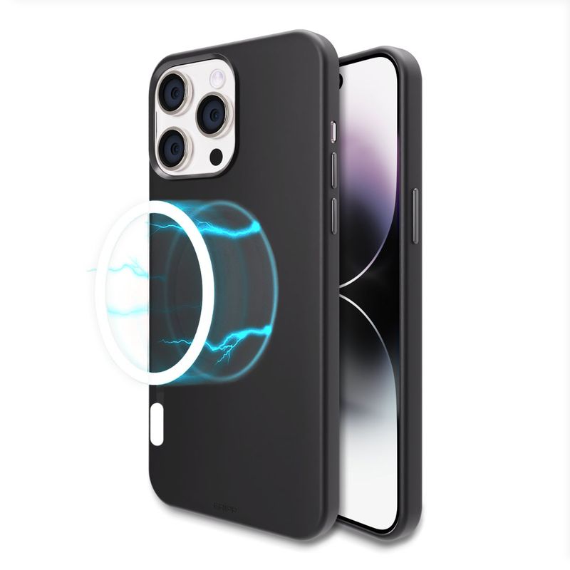 GRIPP Rubon with MagSafe Case Black (6.1 Inches) (iPhone 15 Pro)