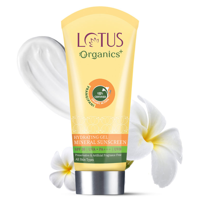 Lotus Organics Hydrating Gel Mineral Sunscreen SPF 30 PA +++