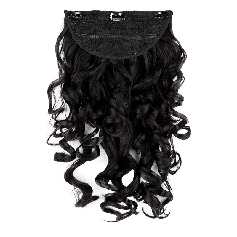 Streak Street Clip-in 18 Step Curls Natural Black Hair Extensions