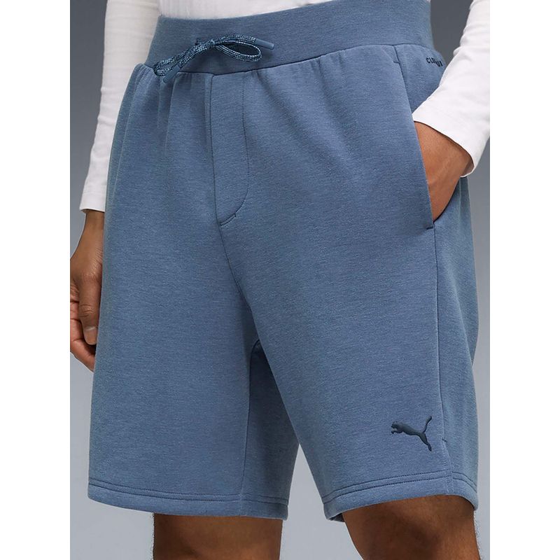 Puma Men Blue Sweat-Wicking 7 Training Shorts (XL)