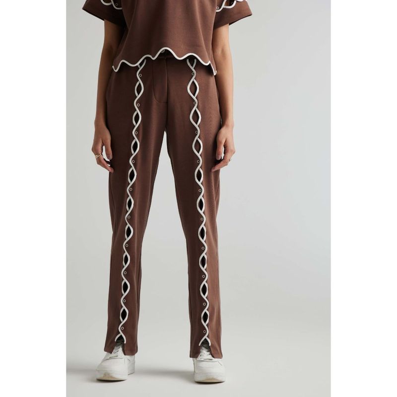 Muvazo Womens Hot Coco Swirl Sweatpants (2XL)