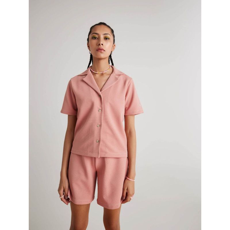 Muvazo Womens Pink Bubble Gum Shorts (XS)