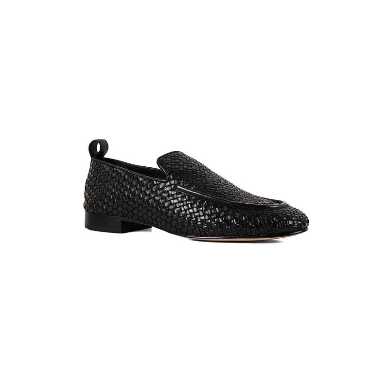 Vanilla Moon Women Black Pont Loafers (EURO 36)