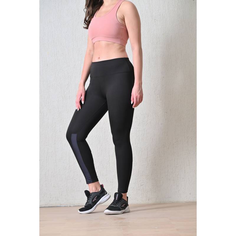 Body Smith Women High-Rise Ankle-Length Gym Tights (XL)