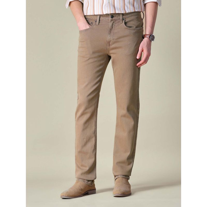 U.S. Polo Assn. Denim Co. Brown Solid Straight Jeans (36)