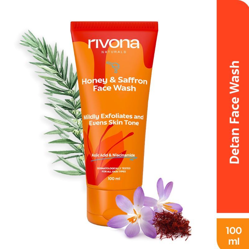 Rivona Naturals Honey & Saffron Fairness Face Wash